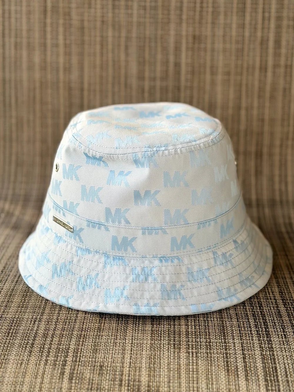 Michael Kors Blue MK Logo Bucket Hat